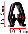 Крепежное изделие 23053 - 11.2 мм, Внутренняя отделка (Панель приборов);Подкапотное пространство, 85858-3S000 (858583S000)