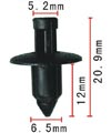 Крепёжное изделие 11420 - 6.6х8.6, MB619582 (MB-619582)